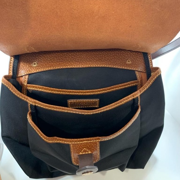 Rare Dooney & Bourke Crossbody Bag, EUC, Black/Tan - Picture 5 of 13